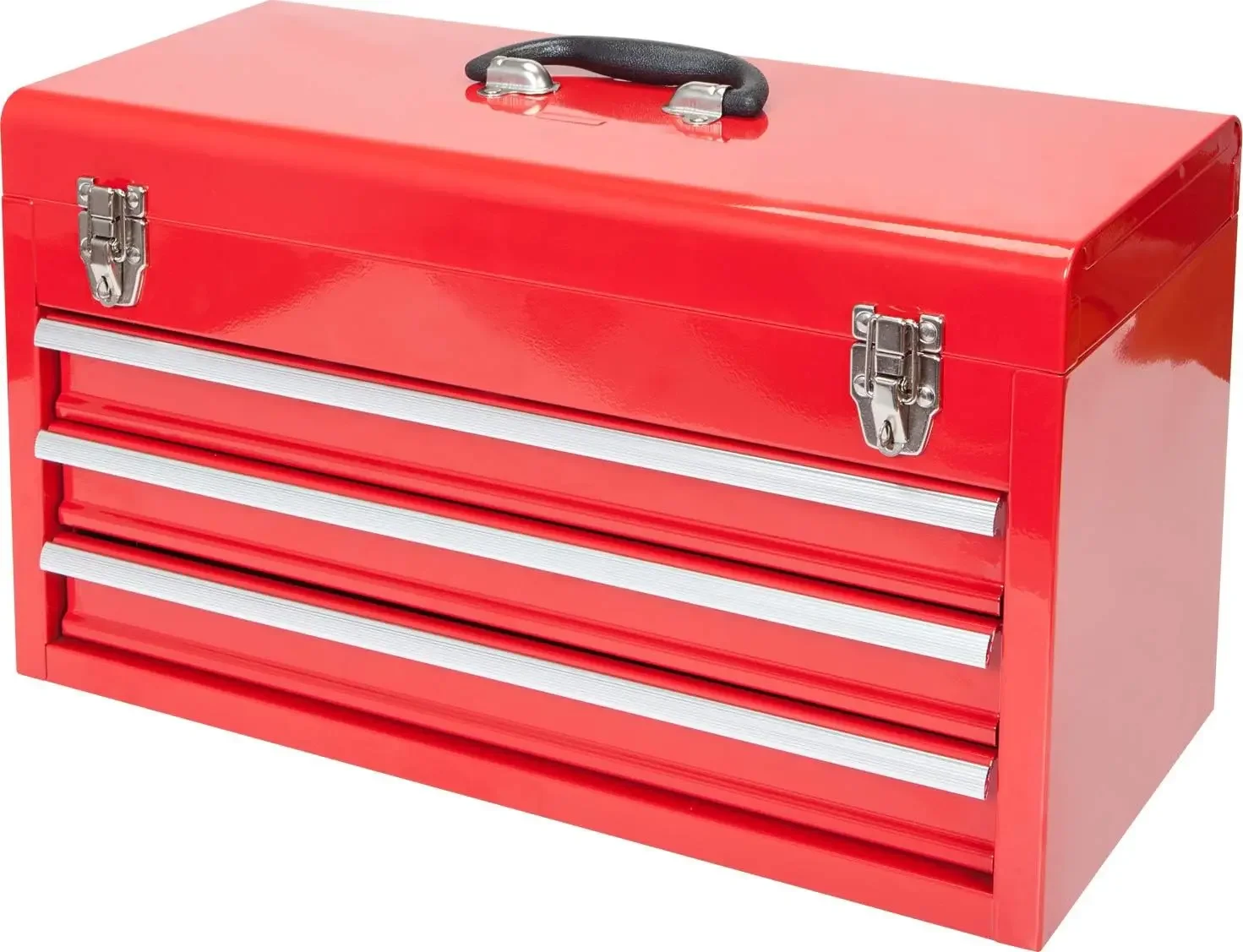 

ANTBD133-XB 20" Portable 3 Drawer Steel Tool Box with Metal Latch Closure, Red