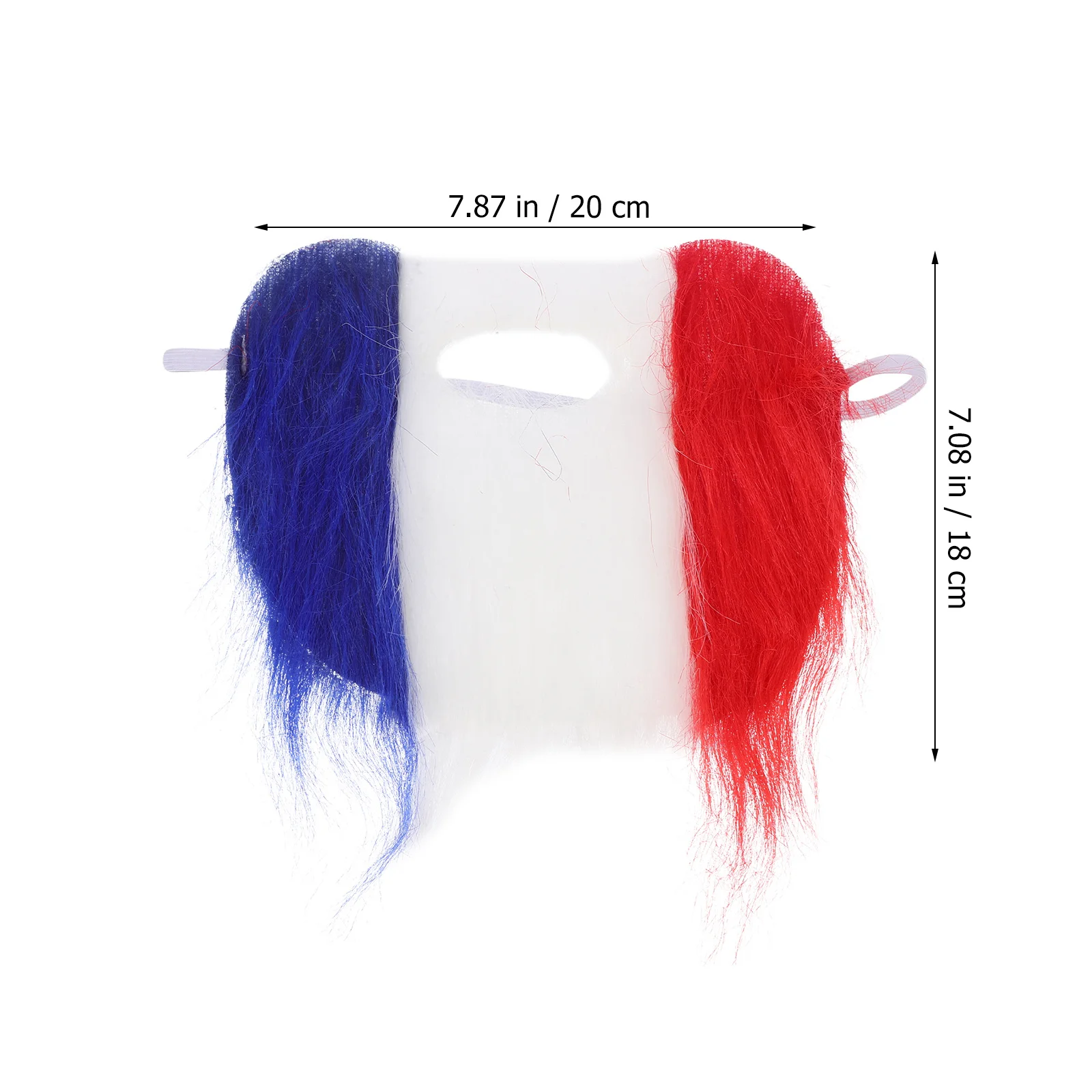 لحية مزيفة خفيفة الوزن، دعامة تنكرية لحفلات الهالوين، ملحقات أداء المسرح، لحية الحفلات، شارب مزيف