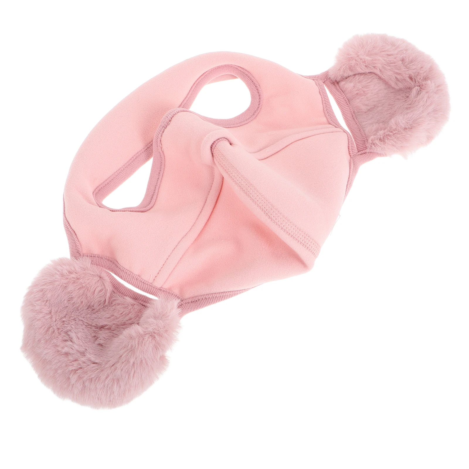 

Winter Cycling Windproof Ear Muffs Face Cover Fleece White Ski Mask Balaclava Ski Hood Warm Anti Freeze Outdoor Sports