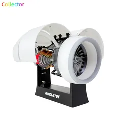 TR 900 Aircraft Turbofan Engine Electric Model Educational Handmade Decompression Toy Ornaments Gift KIT