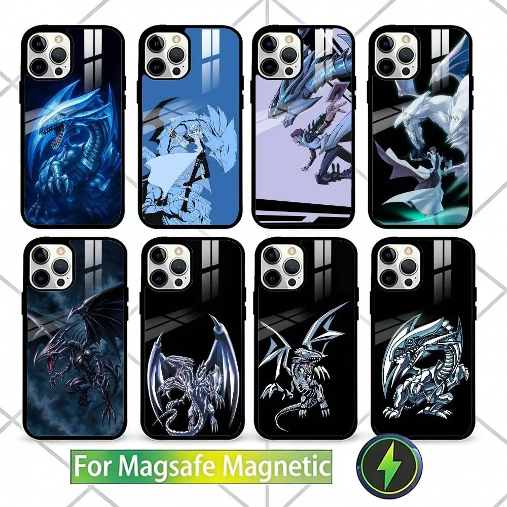 

Game B-Blue Eyes W-White D-Dragon Phone Case For iPhone17,16,15,14,13 Plus,Pro Max Magnetic For Magsafe Wireless Charging