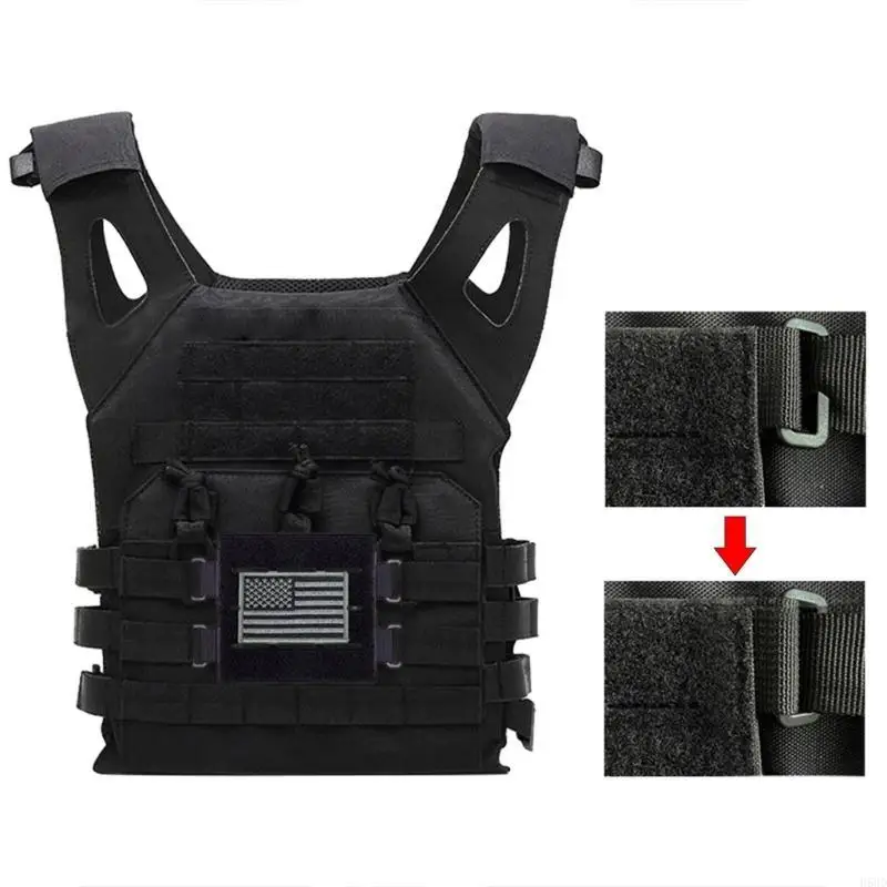 Patches Panel Hook Vest Adapter Panel Expansion Patches Badges Hook and Clip Panel for Badges & Insignias Patches