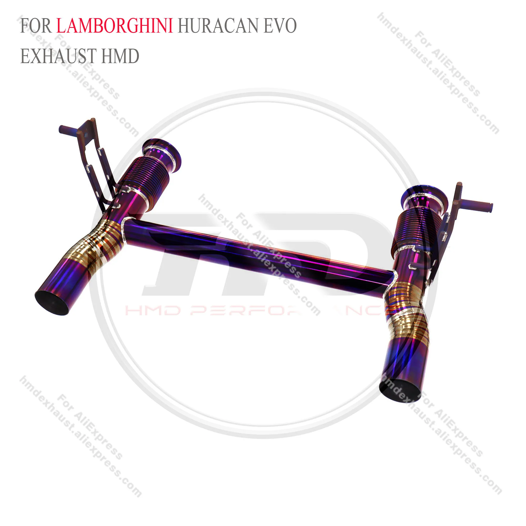 

HMD Titanium Exhaust System Performance Catback for Lamborghini Huracan EVO without valve