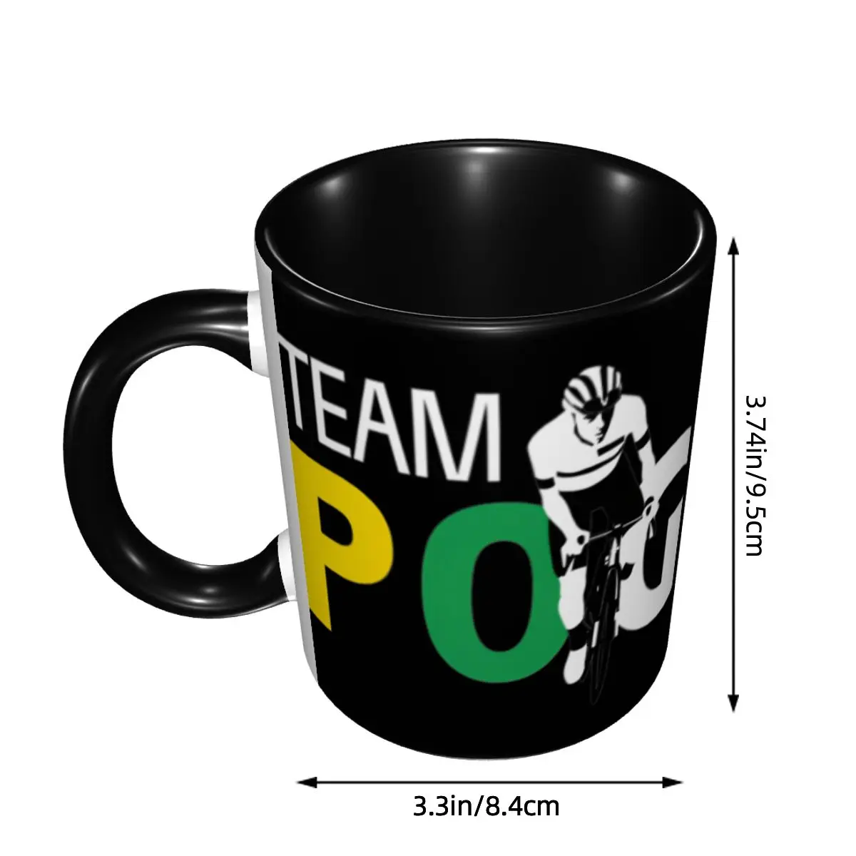 Custom UAE Tadejs Cycling Racer Pogacars Mug DIY Ceramic Milk Tea Coffee Cup