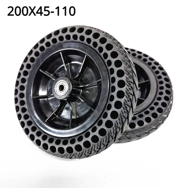 

Scooter Solid Tire 200x45-110 With Hub Wheel For 8 Inch Electric Wheelchair Non-Pneumatic Honeycomb Inner Diameter 8mm