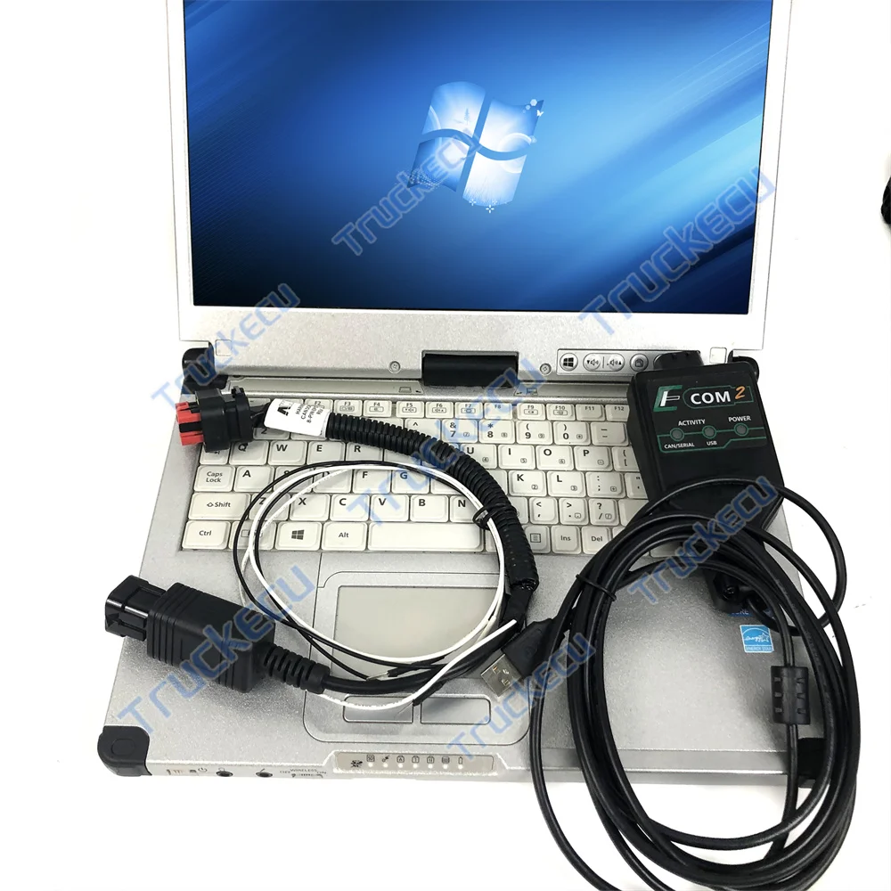 for Ecom2 YUCHAI Xichai engine fault diagnosis equipment sensor monitor EDIS ECI Communications sinotruk HOWO +c2 laptop