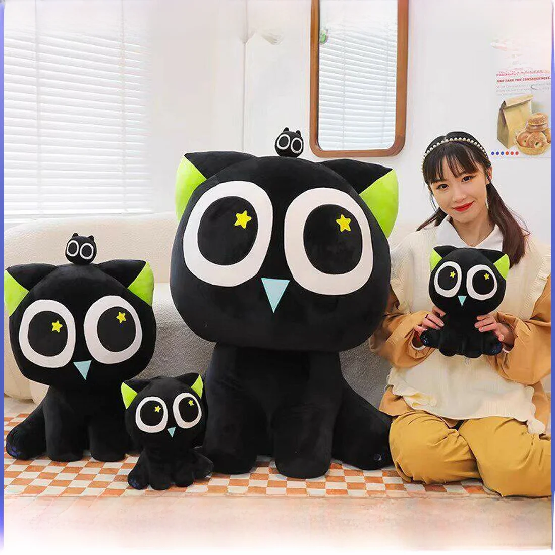 peluche-con-grandi-occhi-neri-cuscino-morbido-regalo-per-ragazze-rotazione-a-360-gradi-bambola-in-tessuto-con-immagine-cartoon-imbottita-in-cotone-pp