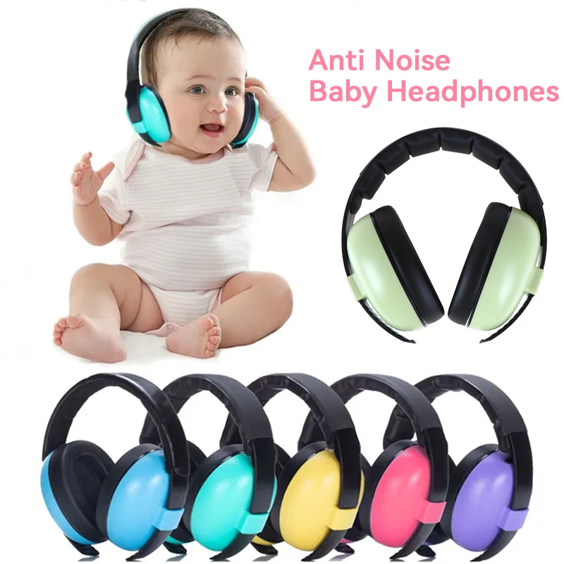 Kids Ear Plugs Sleeping Sound-isolating Headphones Infant Muffs Anti-noise Reduction Earmuffs Toddlers Abs Travel Baby