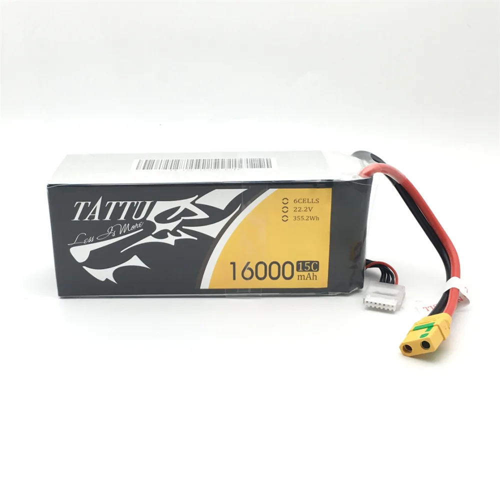 Bateria do drona ACE TATTU 16000mAh 6S 22.2V 15C bateria LiPo natryskiwanie bateria UAV akumulator o dużej pojemności