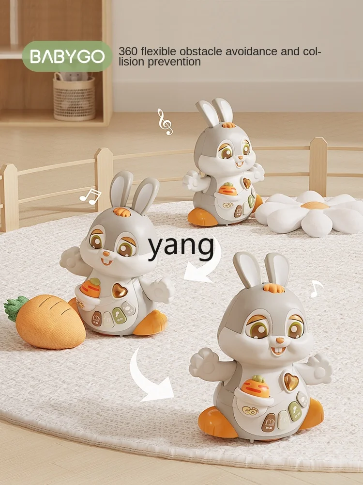 CX Baby Crawling Toy Dancing Rabbit Electric Toy Baby Crawling Artifact