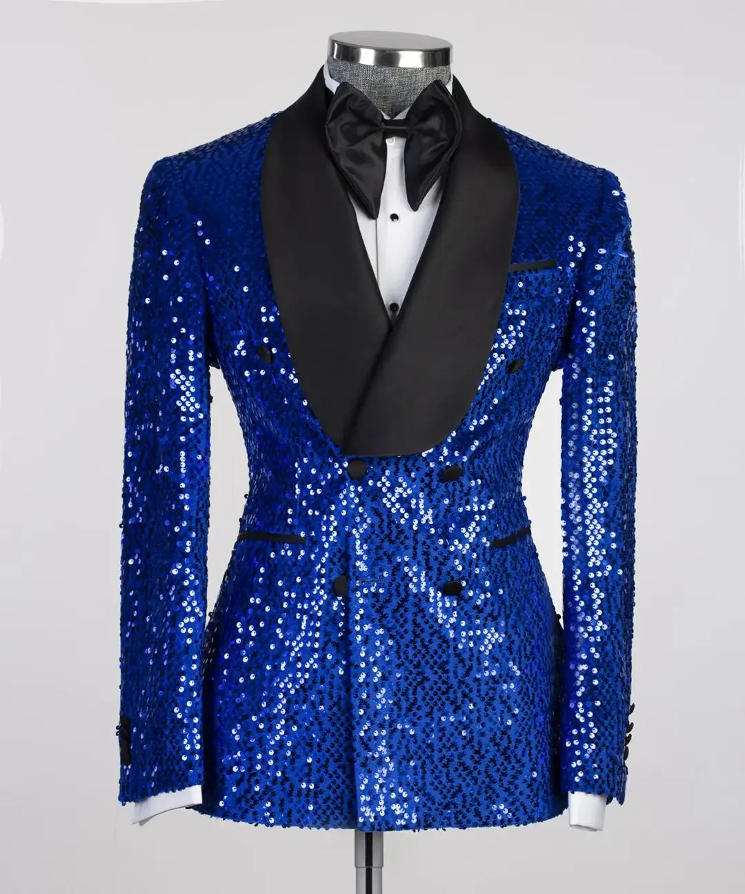 Chaqueta de boda con lentejuelas doradas para hombre, trajes de ajuste clásico, Blazer de fiesta de matrimonio hecho a medida, ropa de graduación, una pieza