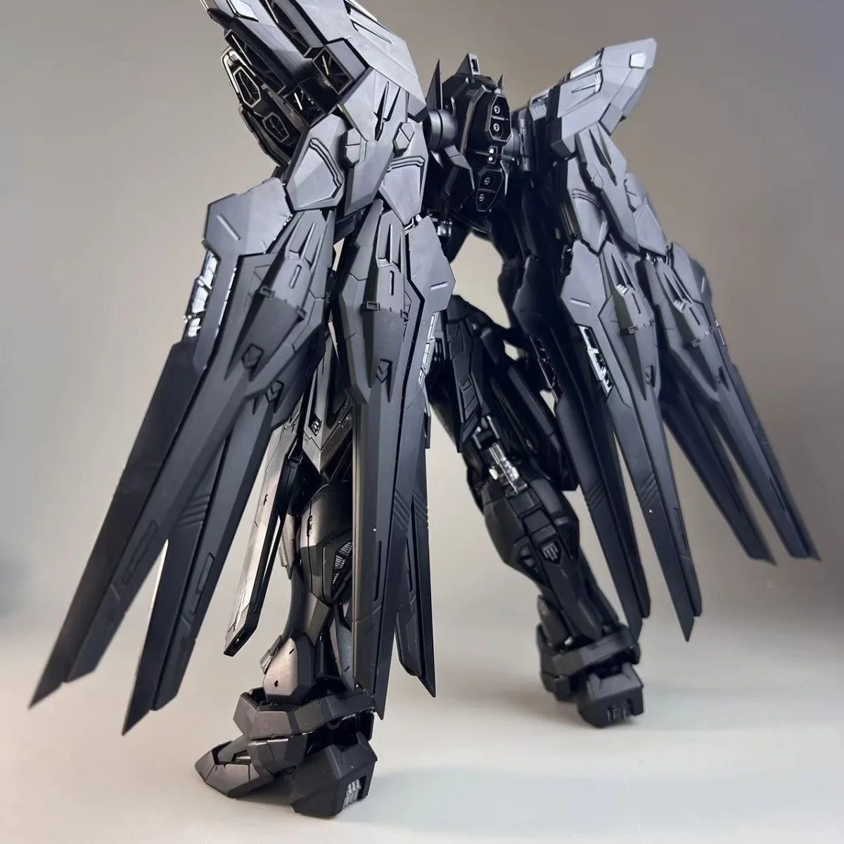 Xunxin Ko Mgex 1/100 Strike Freedom Midnight Black Action Figure Pianxin Mgex Model Kit Assembly Children Toys Birthday Gift