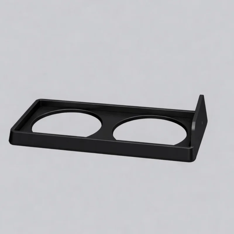 Water Cup Panel DS3 Cup Holder Insert – Fits Full Size Centre Console Armrest Black Car Accessories