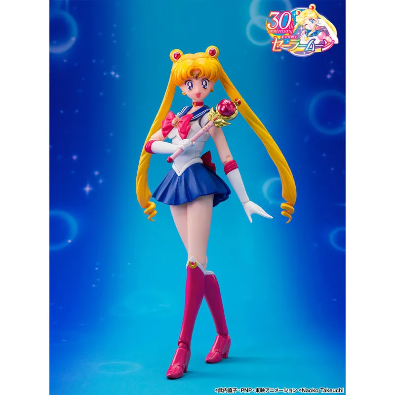 

New Bandai S.H.Figuarts Sailor Moon Tsukino Usagi Crystal Star Edition Articulated Action Figure Anime Model Official Pre Order