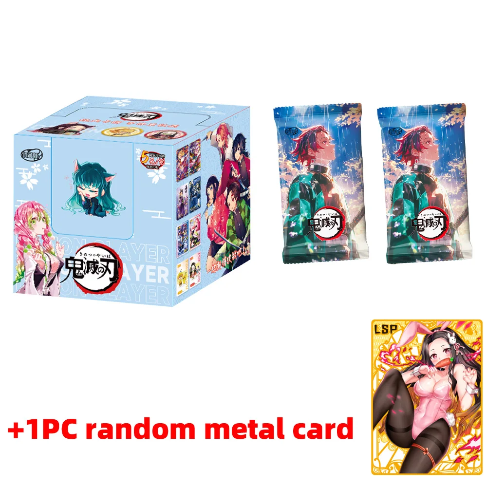 Little shrimp Demon Slayer Cards Infinite Train Chapter Nezuko Tanjiro Character Anime Collection Cards Collectible CCG card