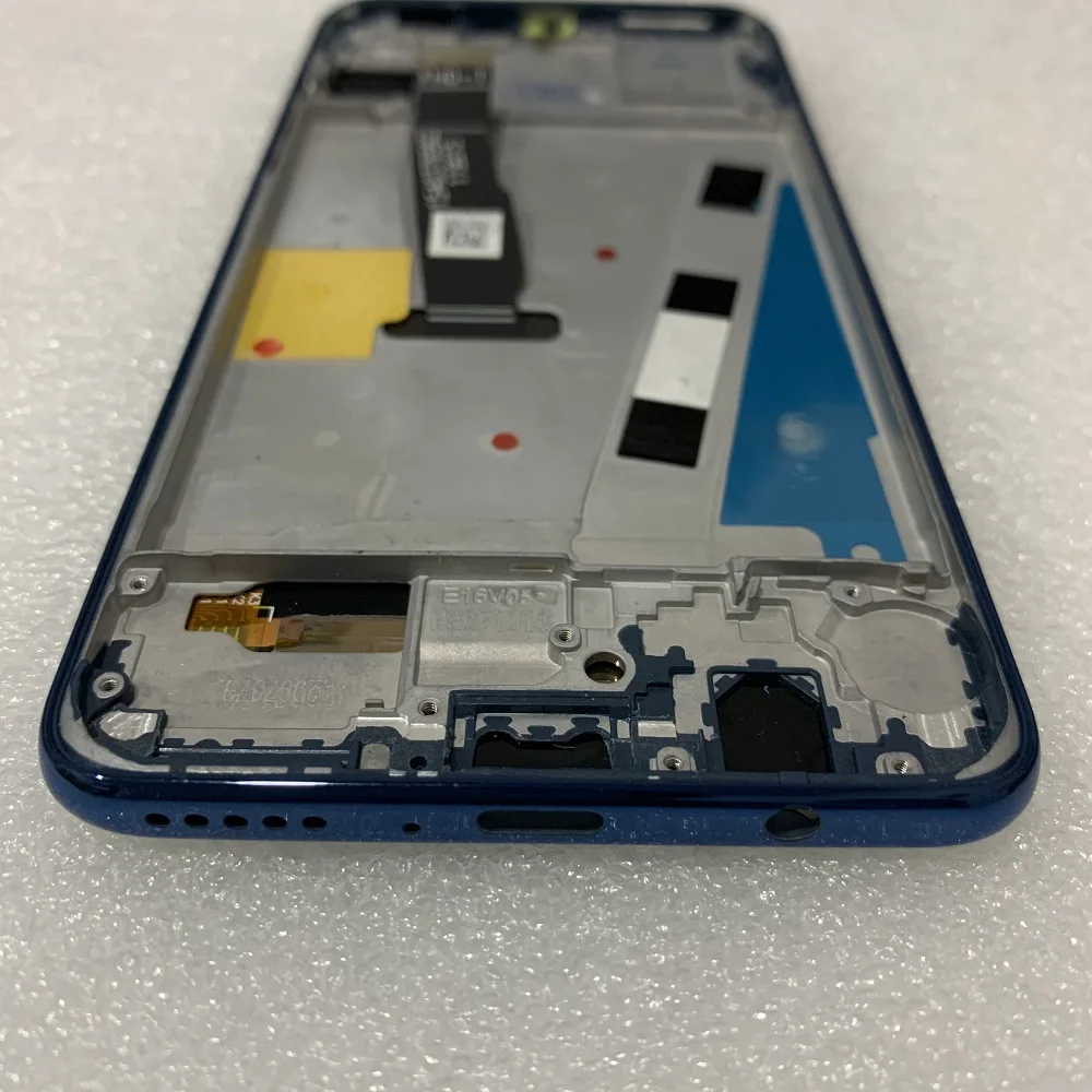 Pantalla táctil LCD probada para HUAWEI P30 Lite, montaje de digitalizador con marco azul para HUAWEI P30 Lite Nova 4e