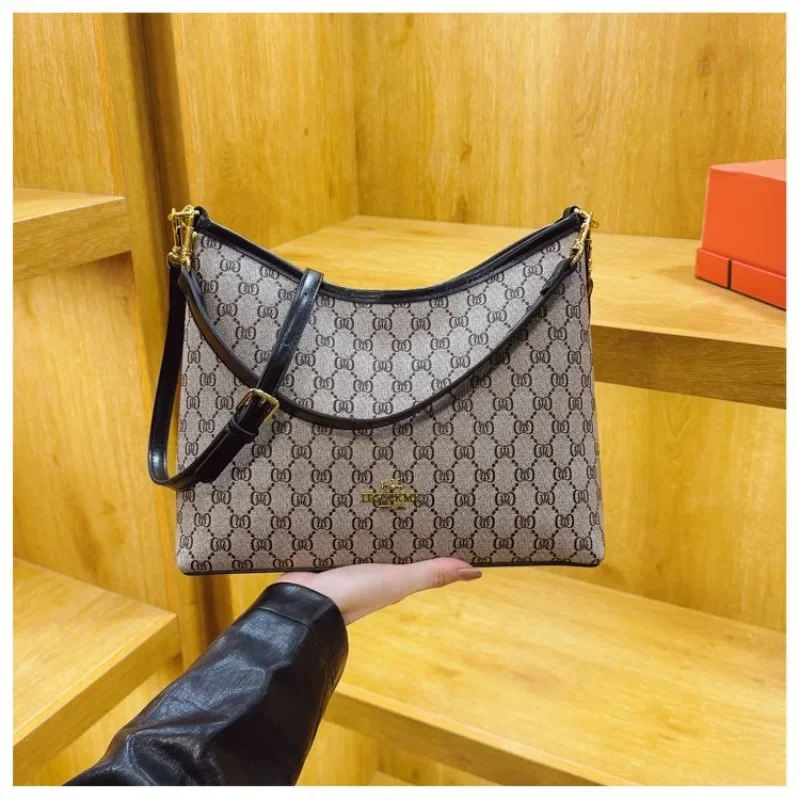 Stylish Casual Simple Vintage Fashionable Bag Large Capacity Diaper Bags For Women's Luxury Designer Leather Commuter Tote