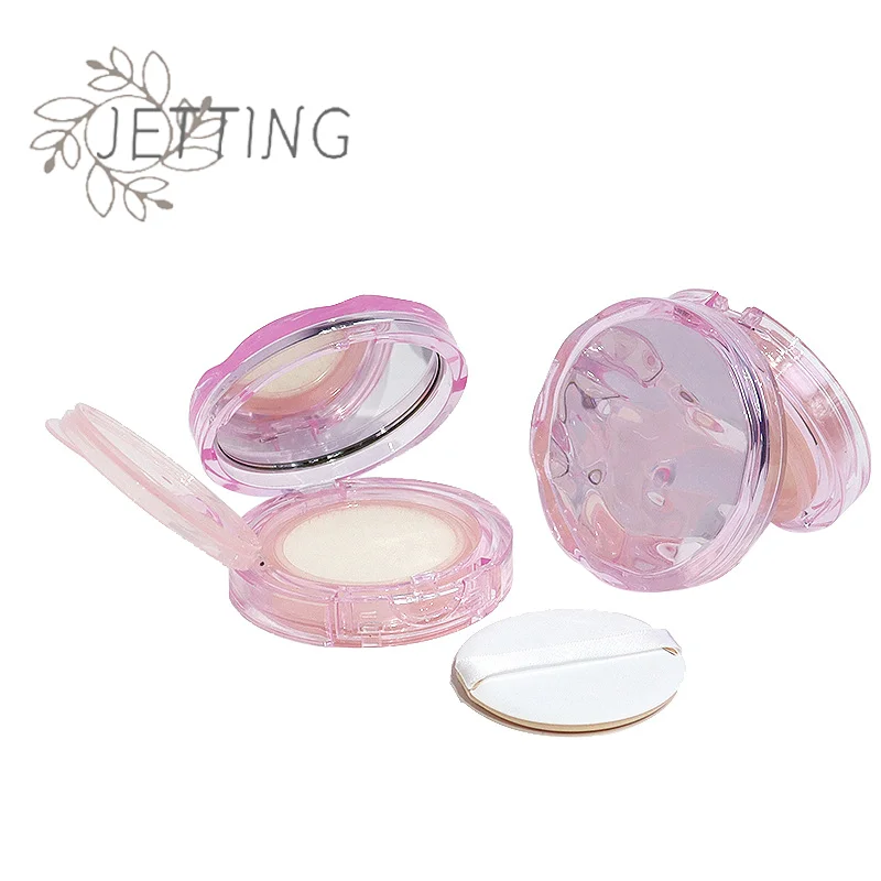 حار 12 جرام وسادة هوائية فارغة نفخة صندوق المحمولة حقيبة مستحضرات التجميل الحاويات مع مسحوق الإسفنج مرآة لكريم أساس BB #2