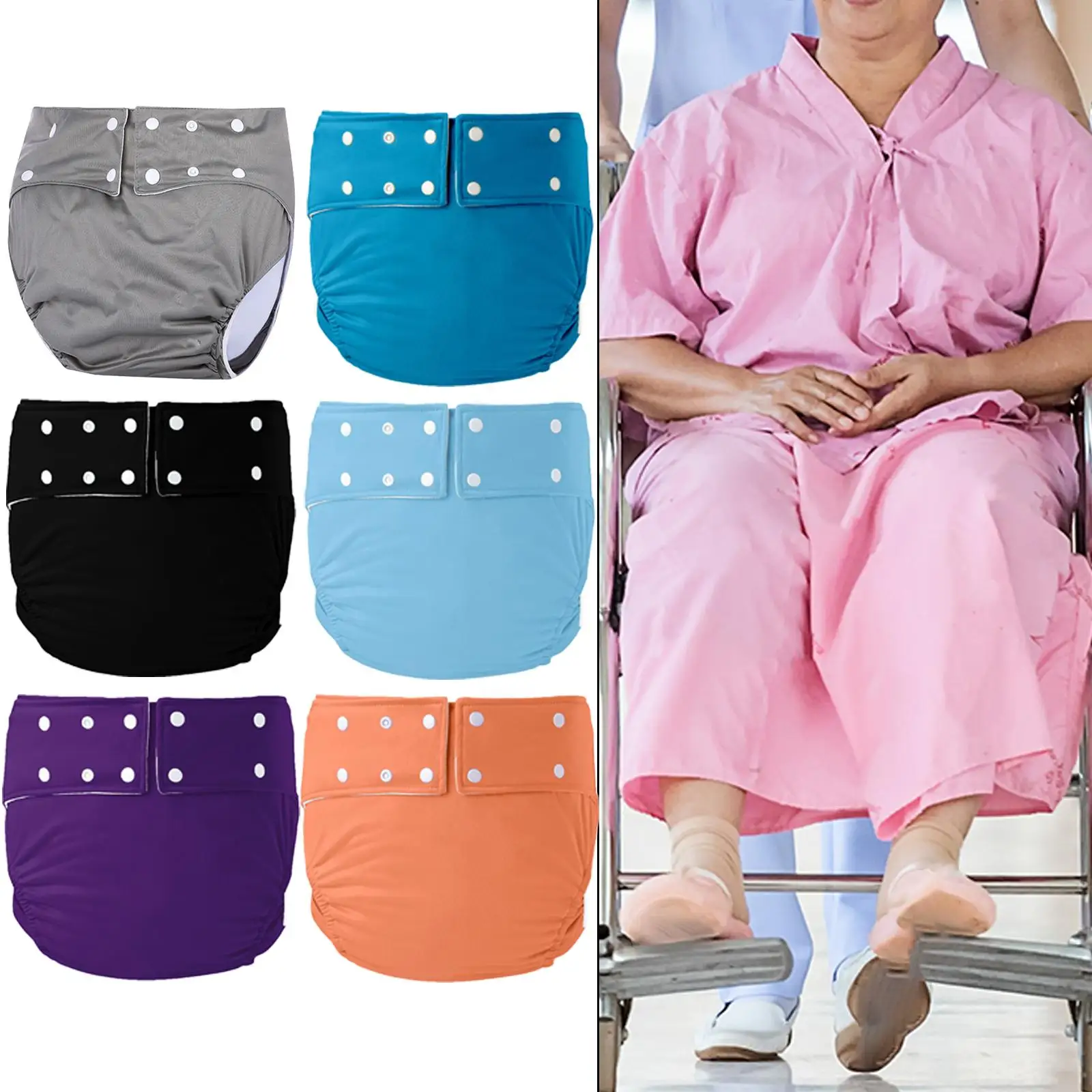 Adult Diaper Pants Anti-Leakage Waterproof Effective Leak Protection Comfortable to Wear