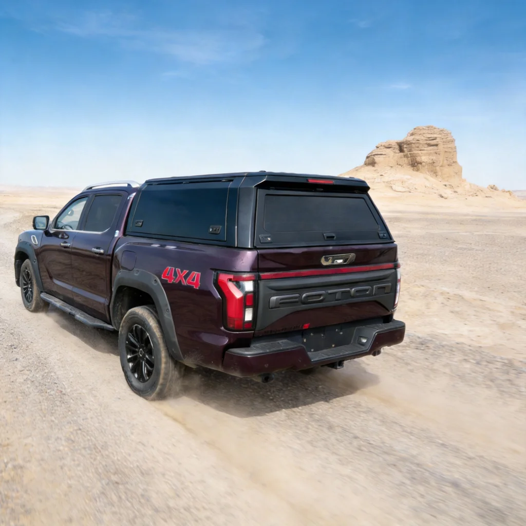 

Ветрозащитный жесткий тент-кунг из алюминиевого сплава для внедорожников 4x4, для Foton Tunland с кузовом 5 футов и багажником на крыше