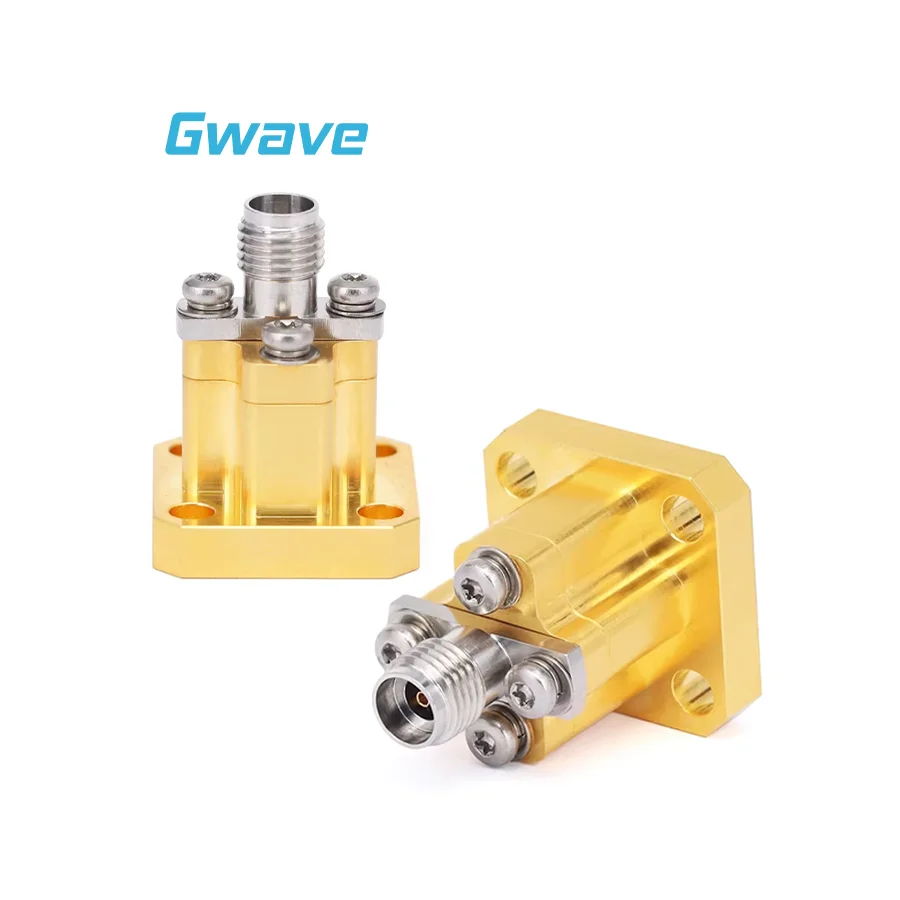 

Golden seller WR-28 to 2.92mm Female Straight Waveguide Adapters with UBR320 Flange 26.5-40GHz Coax Telecom Parts