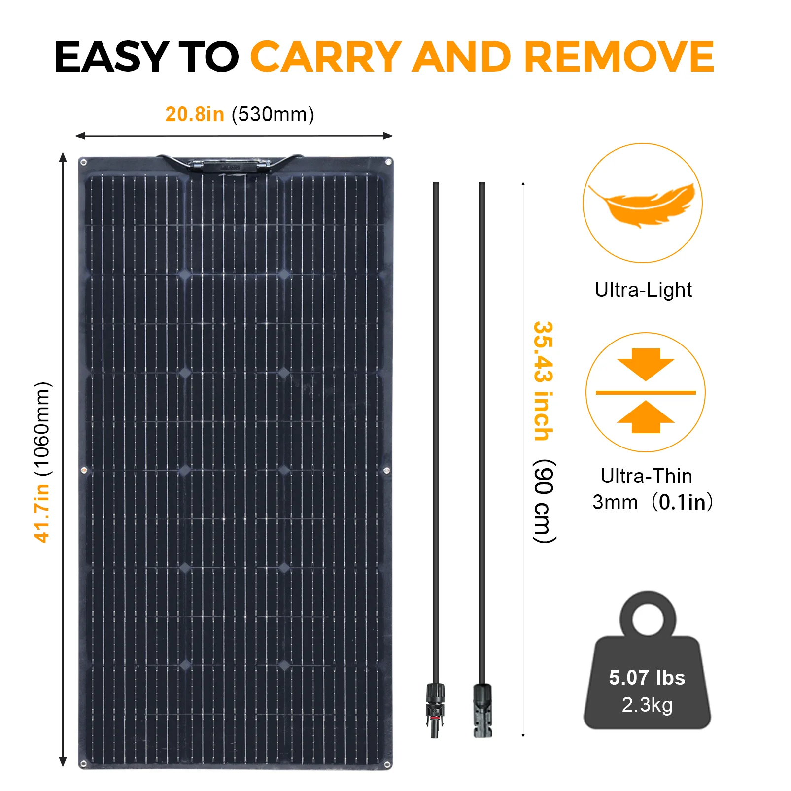 XINPUGUANG 12V 50W Flexible Solar Panel 19.8V 100W Photovoltaic solar panels battery charger for Car Boat home camper balcony