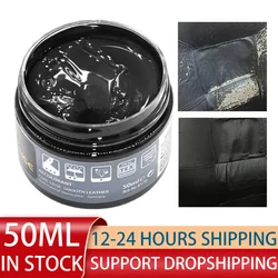 Black/White/Gray 50ML Car Care L iquid Leather Repair Kit Auto Complementary Color Paste Car Seat Sofa Scratch Cracks Paint Care