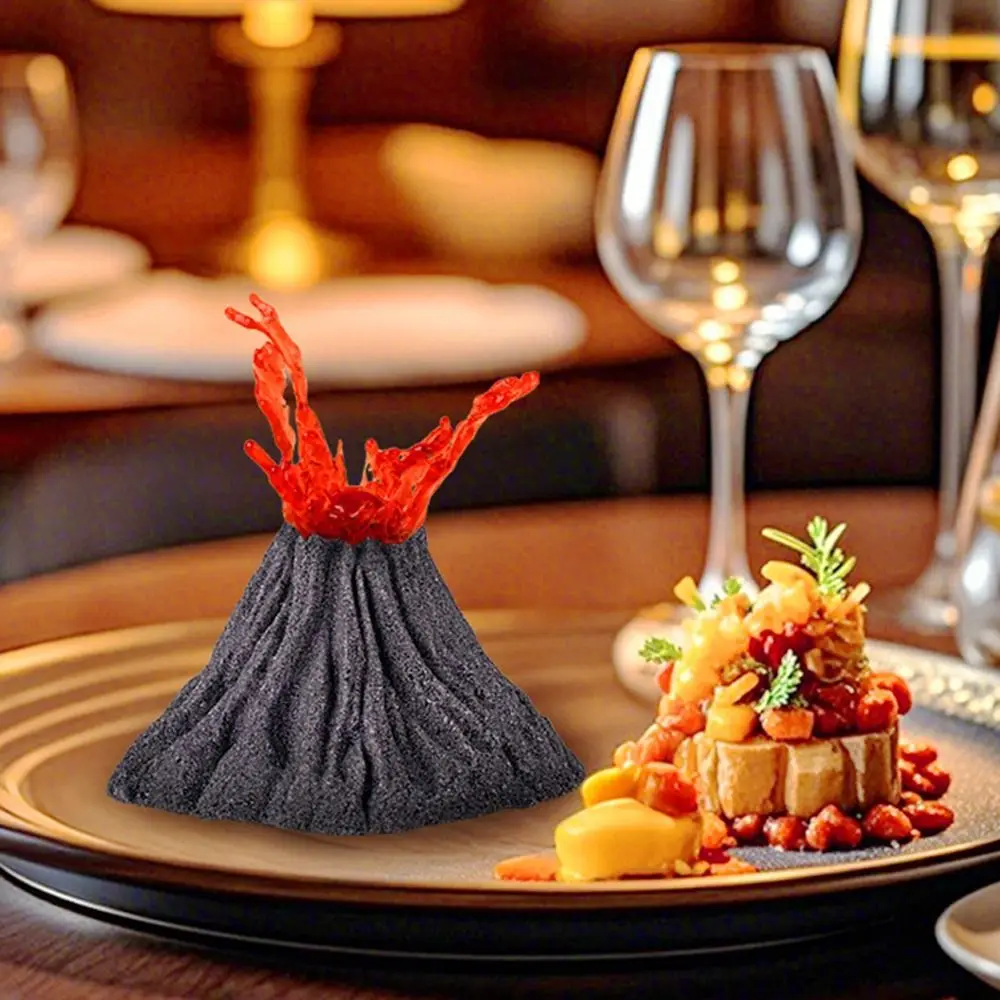 دائم أنيق ثلاثية الأبعاد بركان قالب من السيليكون لتقوم بها بنفسك الحرف اليدوية رائحة الجص شمعة قوالب مضحك الايبوكسي قالب هدايا عيد