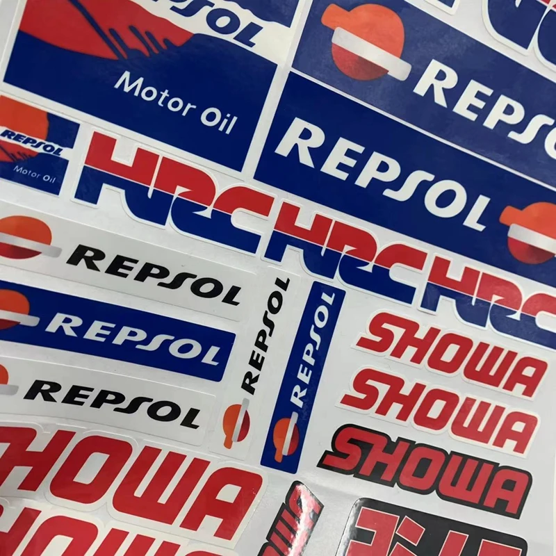 Motorcycle Decal Accessories Side Fuel Tank Helmet Sticker for Honda Repsol HRC CBR1000RR CBR650F CBR500R CBR300R