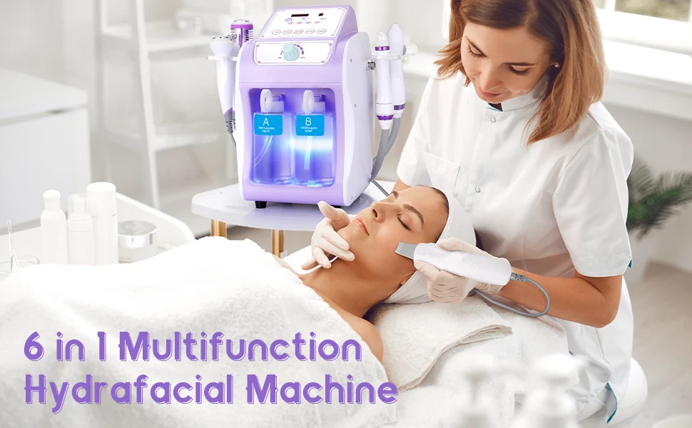 Professional Hydro Water Oxygen Machine Jet Peel Oxy Spray Facial Machine Face Cleaning Lifting Dermabrasion Skin Care Beauty
