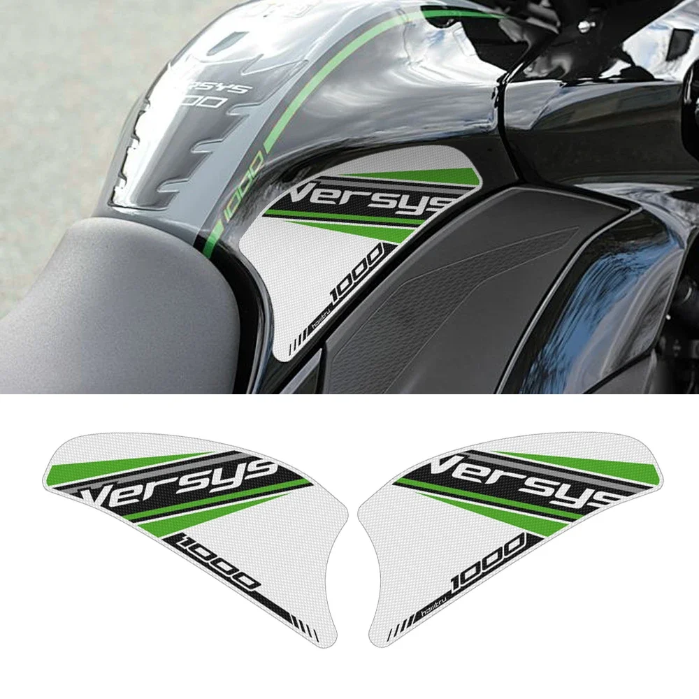 

Motorcycle Side Tank Pad Protection Knee Grip Anti-slip for Kawasaki VERSYS 1000 2016-2022