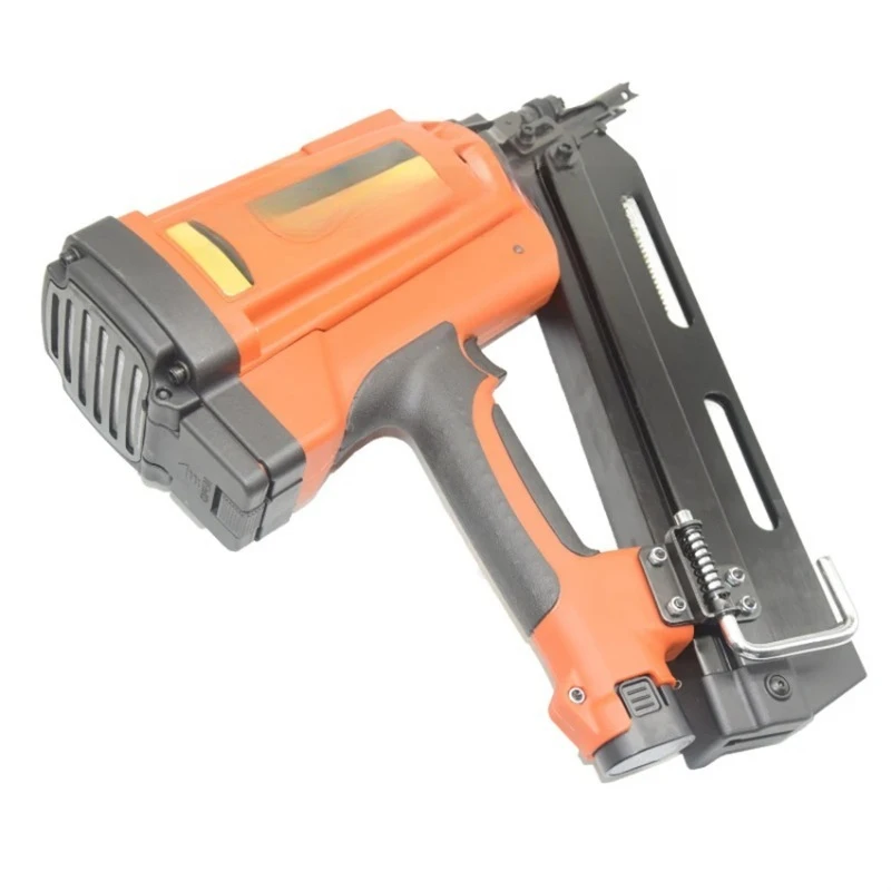 GSN3490B Cordless Lithium Electric Nailer 220V Woodworking Steel Staple Gun DIY Home Renovation Construction Hand Tool