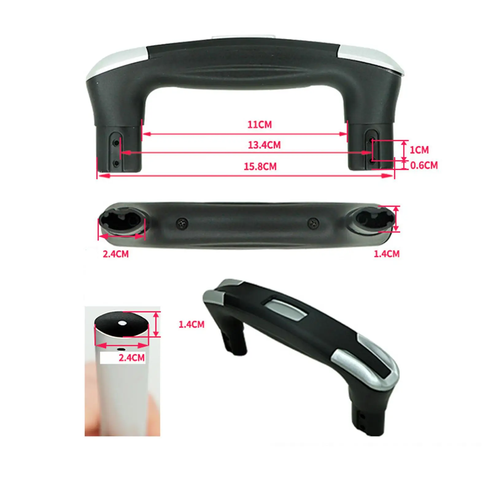 Luggage Handle for Pull Out Rod Easy to Install Comfortable Rolling Luggage Handle Strap Portable Suitcase Pull Handle Grip