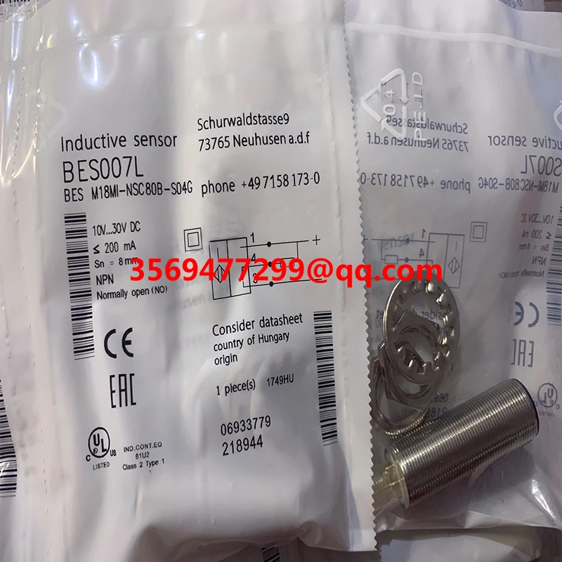 

Proximity switch BES044F BES M18MI-NSC50B-S04G Brand-new sensor spot