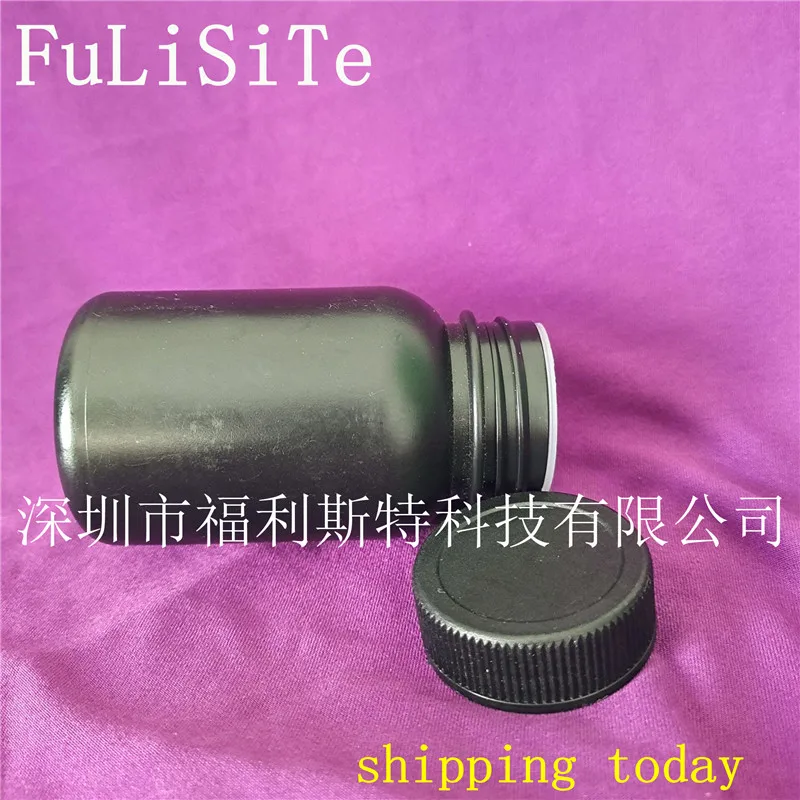 100ml Black powder bottle Plastic wide mouthed bottle printer accessories generic