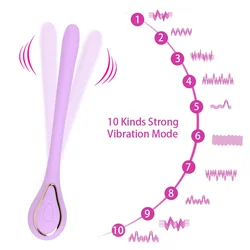 10 Frequency Vibration Oral Sex Vibrator Vaginal Orgasm Female Pocket Slim Vibrator Masturbator Anal Plug Female Sex Toys