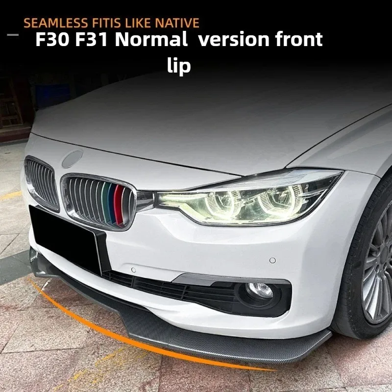 For BMW Auto Front Bumper Spoiler Lip 3 Series F30 F31 2013-2019 Car Body Kit ABS Plastic Lower Spliter Guard Plate