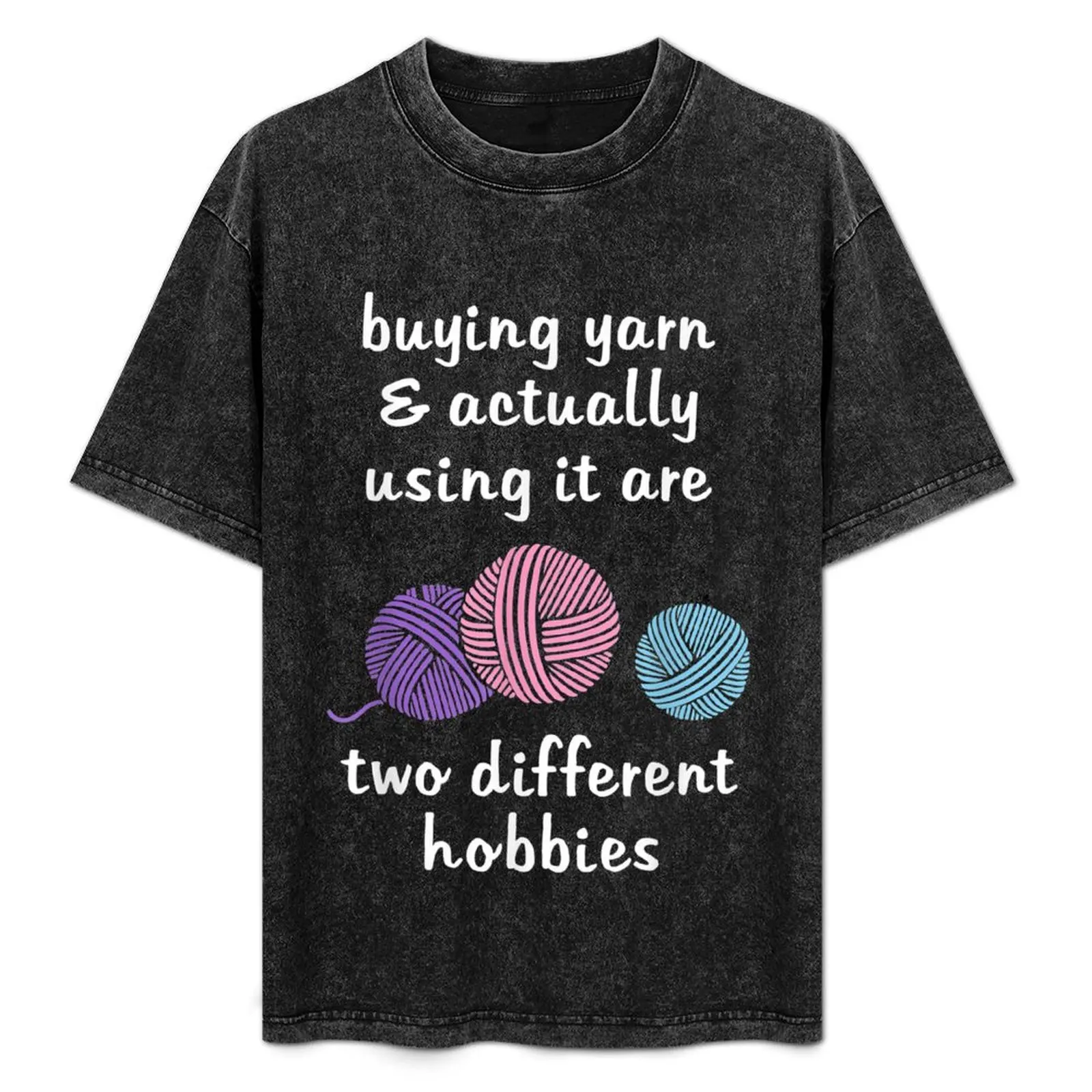 

Funny Crochet & Knitting Shirt for Women Different Hobbies T-Shirt summer clothes funny costumes plain white t shirts men