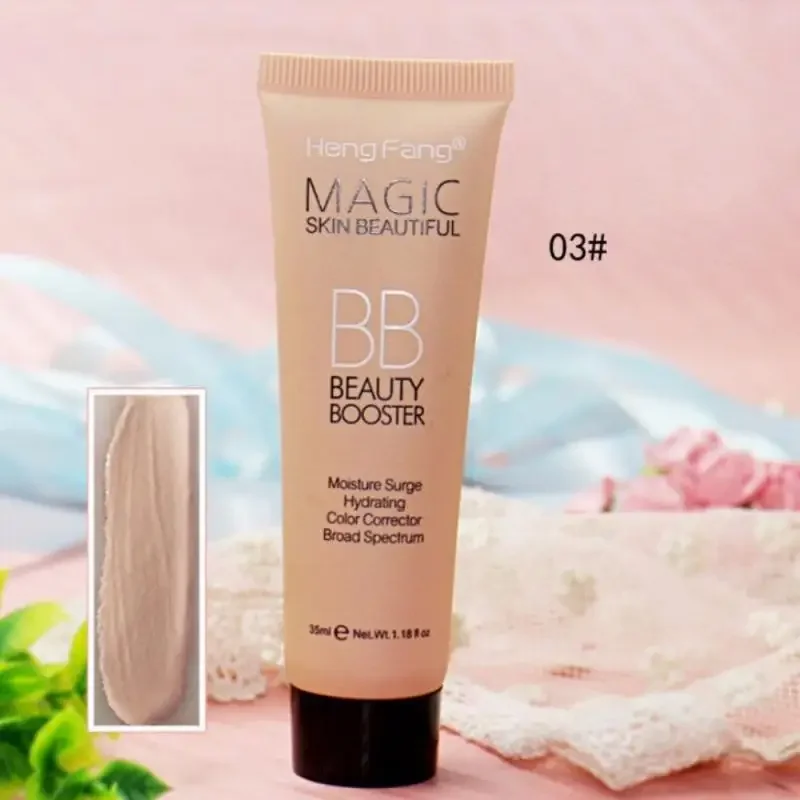 Cream Natural Facial Foundation Cream BB Cream Whitening Base Set Sun Lasting Waterproof Concealer Brightens Face Makeup  base