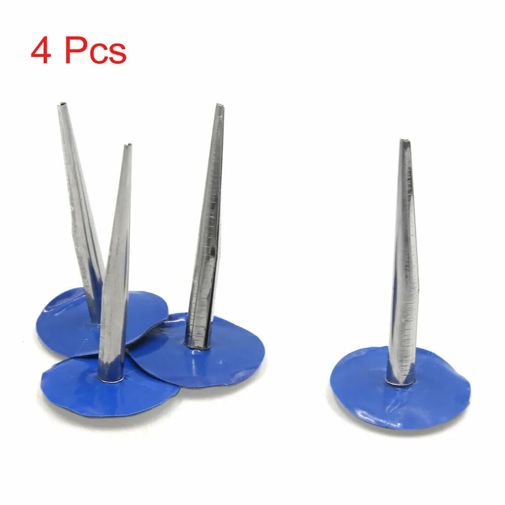 

4Pcs 6mm Mushroom Nail Film Car Tyre Cold Patch Film Rubber Stitching Machine Tire Wheel Repair Kit Integral Plug