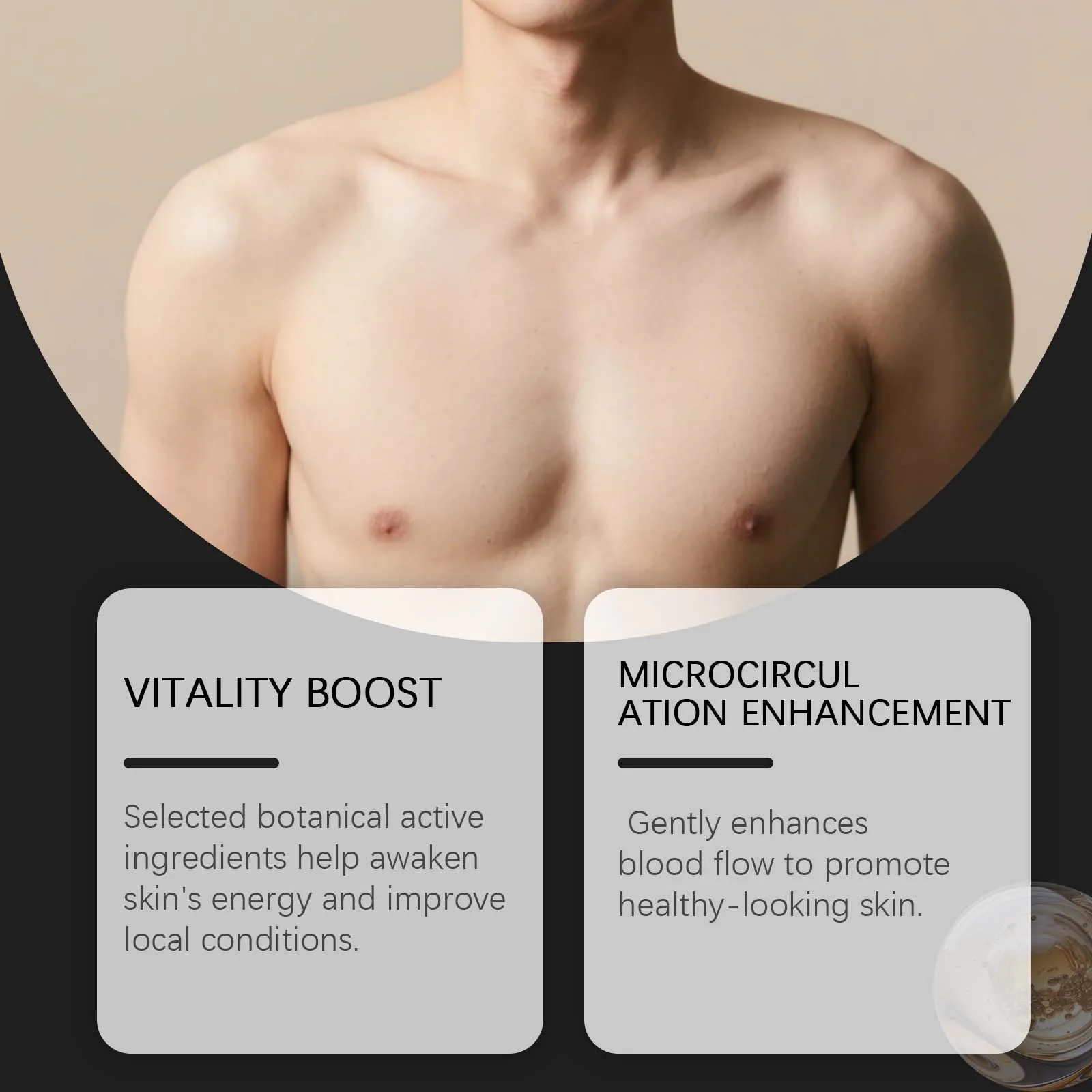 كريم تأخير الرجال كريم العناية الخاصة للرجال كريم مرطب ومغذي للجسم لتقليل الانزعاج وتعزيز الدورة الدموية #4