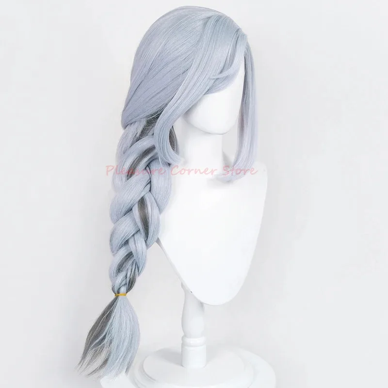 

qq023Genshin Impact Gradient Color Twist Braid Simulation Scalp Cosplay Costume Party Prop Shenhe Wig