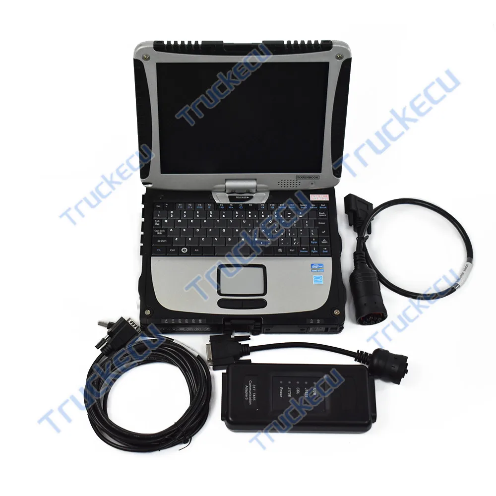 CF52 LAPTOP+CATET Adapter ET3 317-7485 Communication Com3 Adapter With SIS Flash Construction Truck Excavator Diagnostic Tool