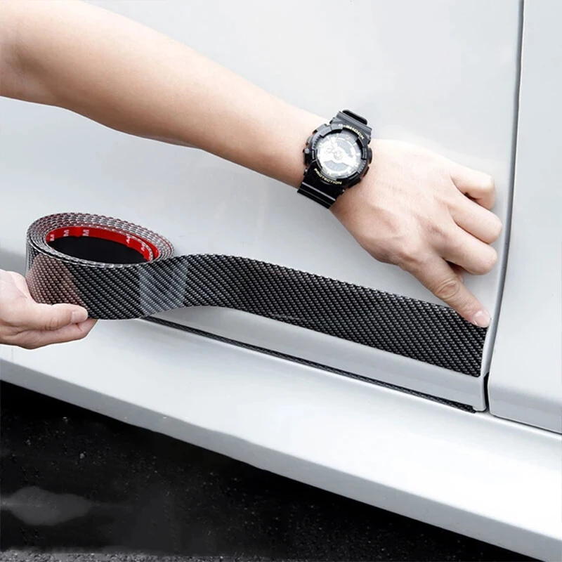 Universal Car Stickers Doorsill Bumper Threshold Step DIY Door Sill Protector Edge Guard Car Stickers Car Styling
