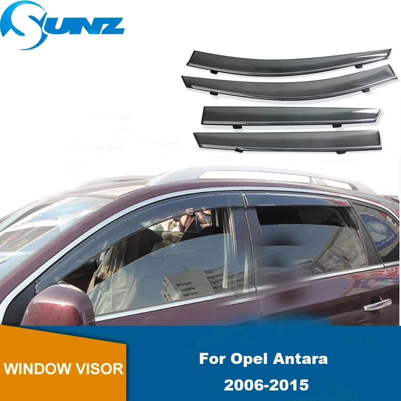 Car Window Visor For Opel Antara MK1-L07 2006 2007 2008 2009 2010 2011 2012 2013 2014 2015 Door Visor Side Window Wind Deflector