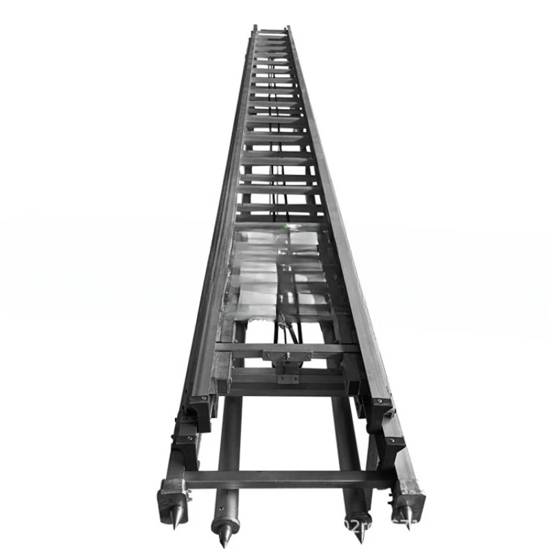 Aluminum alloy fire rescue elevator for high-rise rescue and escape telescopic aerial ladder