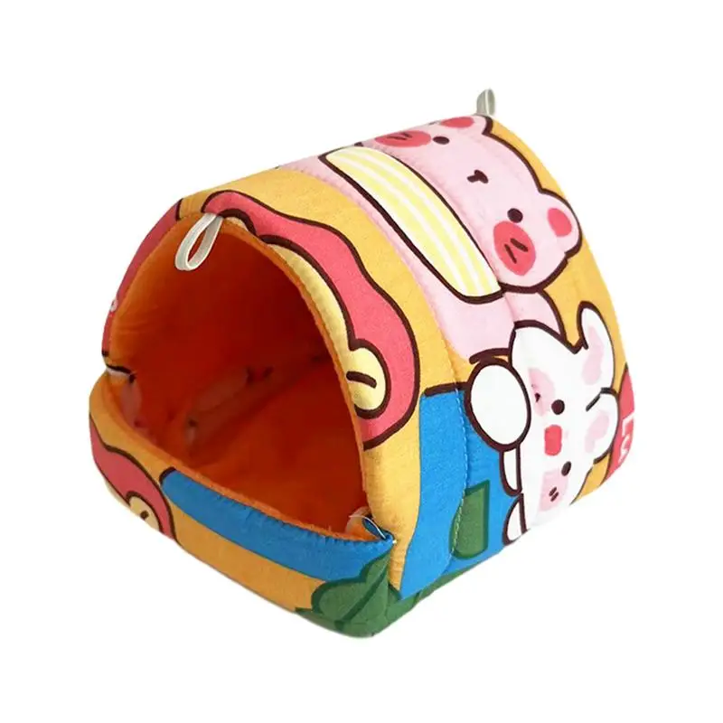 Small Pet Cave Small Animals Hide House Sleeping Nest Hamster Warm Bed Chinchilla Bed Cave Cuddly Soft For Rabbits Mice