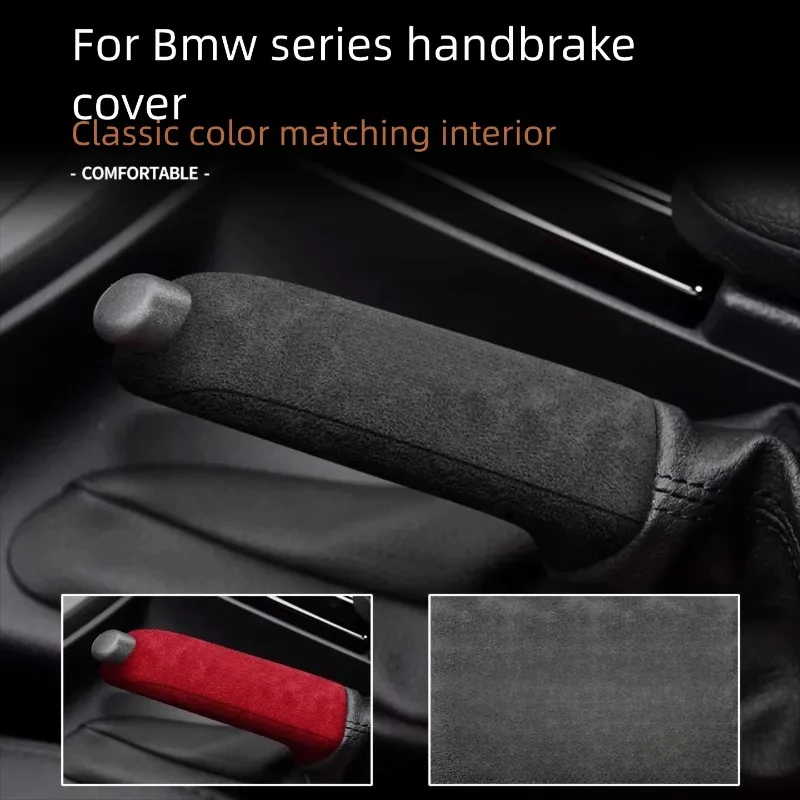 

For Suede Handbrake Cover for BMW 3 Series/3GT/4 Series X1 M2 M3 M4 2013-2019 Interior Refitting Decorative Accessories