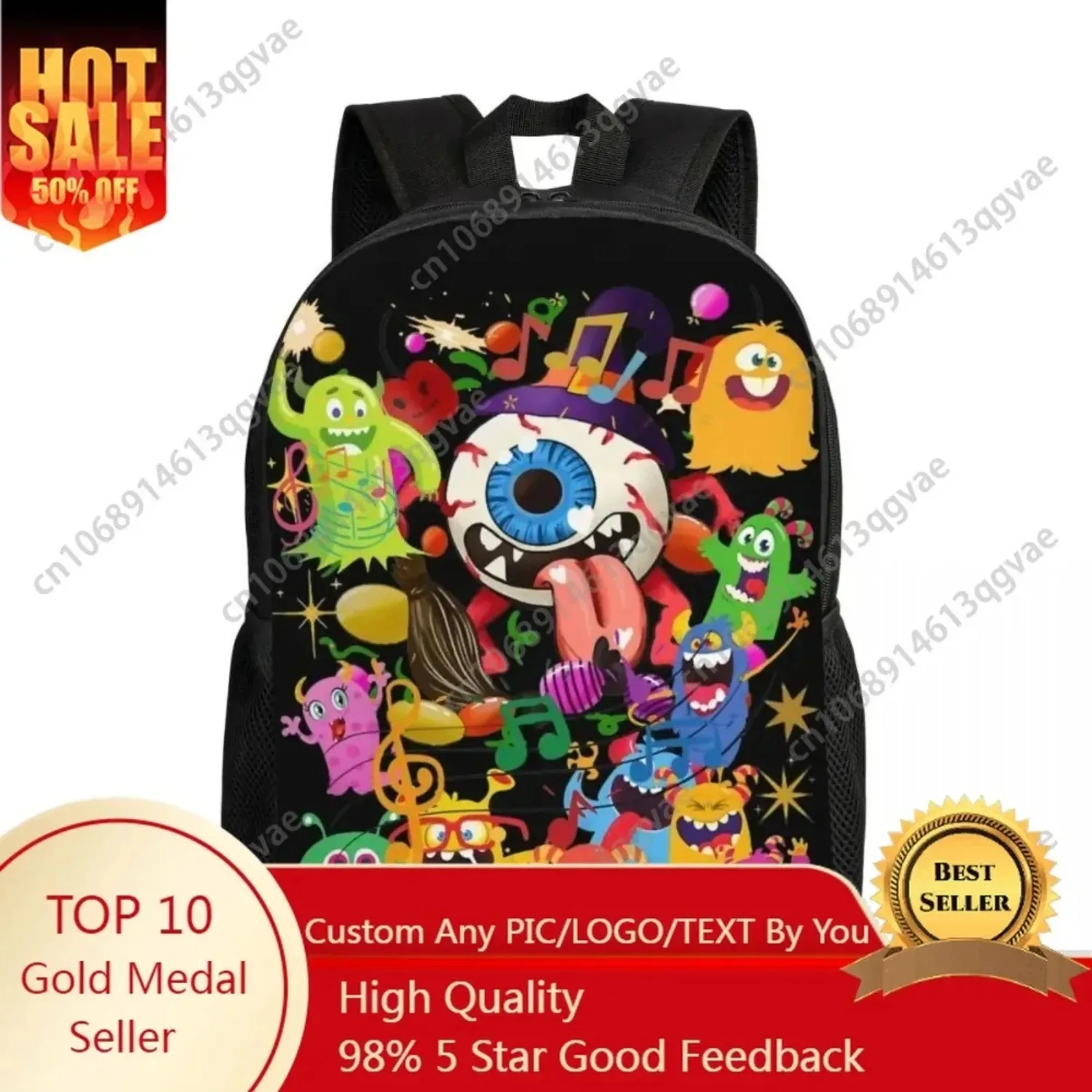 

My Singing Monsters Cartoon Games Little Child Backpack for Boys Girls Toddler Cute Kindergarten Backpacks School Bags