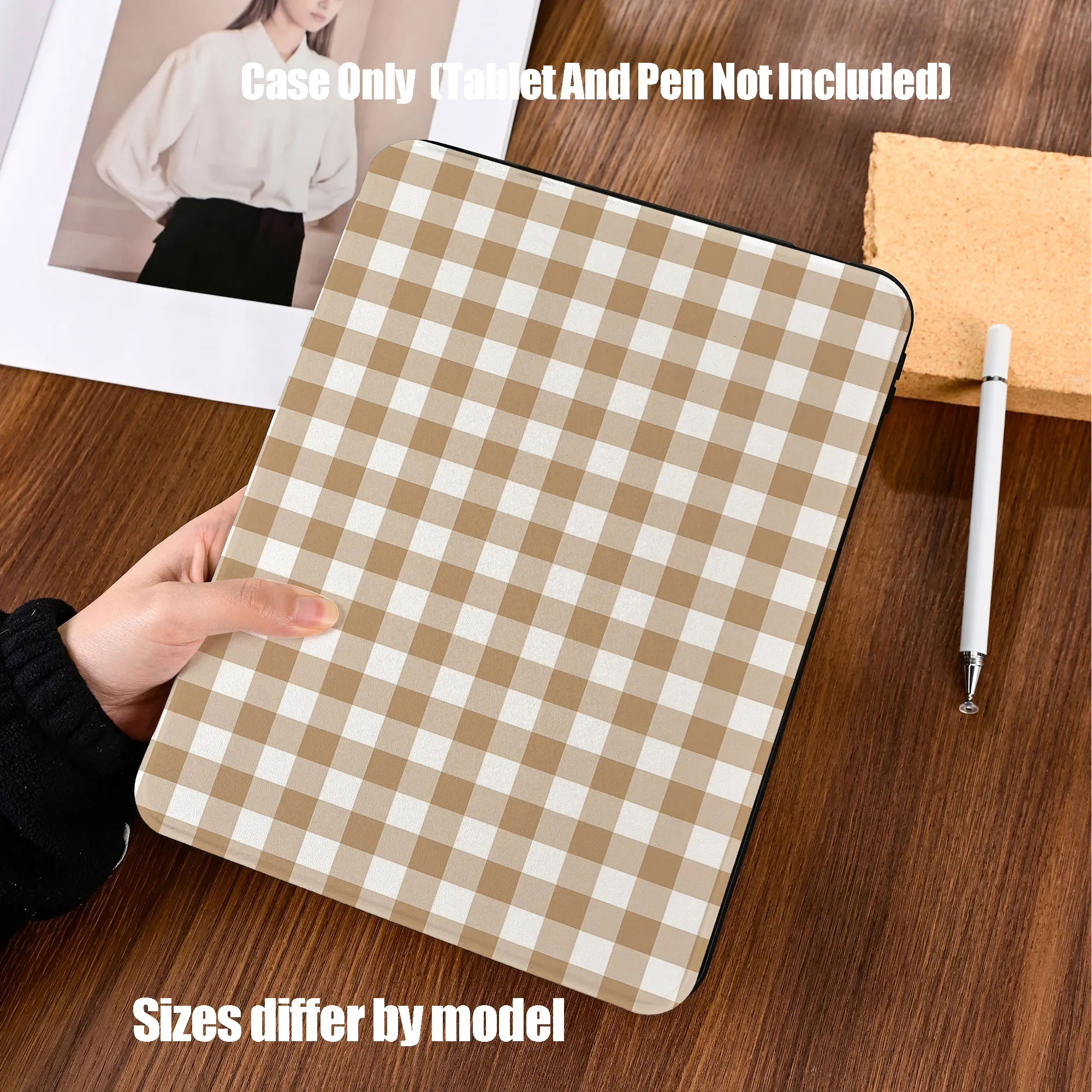 Shockproof TPU Tablet Protective Case with Pencil Holder Auto Sleep Wake for Apple /Samsung/Xiaomi/Redmi/Huawei/Honor